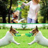 Maxbell Dog Squeaky Toy Portable Durable with Crinkle Paper for Puppy and Large Dogs