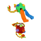 Maxbell Pet Snuffle Ball Toy IQ Training Treat Dispensing Interactive Dog Puzzle Toy red ball