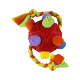 Maxbell Pet Snuffle Ball Toy IQ Training Treat Dispensing Interactive Dog Puzzle Toy red ball