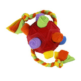 Maxbell Pet Snuffle Ball Toy IQ Training Treat Dispensing Interactive Dog Puzzle Toy red ball