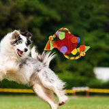 Maxbell Pet Snuffle Ball Toy IQ Training Treat Dispensing Interactive Dog Puzzle Toy red ball