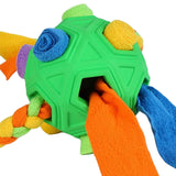 Maxbell Pet Snuffle Ball Toy IQ Training Treat Dispensing Interactive Dog Puzzle Toy green ball
