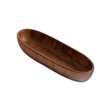 Maxbell Sushi Dish Multipurpose Wooden Sushi Boat for Kitchen Table Home Decor Party 25.5cmx8cm