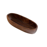 Maxbell Sushi Dish Multipurpose Wooden Sushi Boat for Kitchen Table Home Decor Party 22cmx8cm