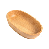 Maxbell Sushi Dish Multipurpose Wooden Sushi Boat for Kitchen Table Home Decor Party 27cmx18cm