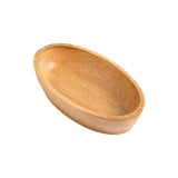 Maxbell Sushi Dish Multipurpose Wooden Sushi Boat for Kitchen Table Home Decor Party 21cmx12.5cm