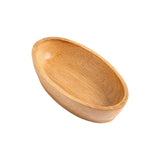 Maxbell Sushi Dish Multipurpose Wooden Sushi Boat for Kitchen Table Home Decor Party 21cmx12.5cm