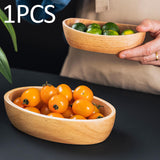 Maxbell Sushi Dish Multipurpose Wooden Sushi Boat for Kitchen Table Home Decor Party 21cmx12.5cm