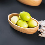 Maxbell Sushi Dish Multipurpose Wooden Sushi Boat for Kitchen Table Home Decor Party 20cmx12cm