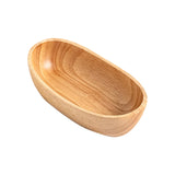 Maxbell Sushi Dish Multipurpose Wooden Sushi Boat for Kitchen Table Home Decor Party 15cmx8cm