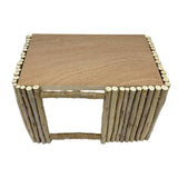 Maxbell Wooden Hamster Hideout Playing Guinea Pig House for Mouse Chinchilla Hamster 31.5cmx20.5cmx19cm