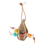 Maxbell Bird Parrot Chew Toy Interactive Toys Turntable Stand Playing Cage Accessory