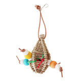 Maxbell Bird Parrot Chew Toy Interactive Toys Turntable Stand Playing Cage Accessory