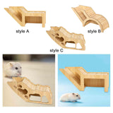 Maxbell Washable Hamster Hideaway Hamster Hideout for Hamster Gerbils Chinchilla Rat style A