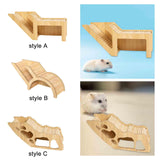 Maxbell Washable Hamster Hideaway Hamster Hideout for Hamster Gerbils Chinchilla Rat style A