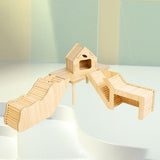 Maxbell Washable Hamster Hideaway Hamster Hideout for Hamster Gerbils Chinchilla Rat style C