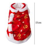 Maxbell Dog Chinese New Year Costume with A Scarf Vest for Cats Small Dogs Puppy