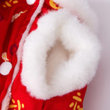 Maxbell Dog Chinese New Year Costume with A Scarf Vest for Cats Small Dogs Puppy