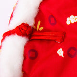 Maxbell Dog Chinese New Year Costume with A Scarf Vest for Cats Small Dogs Puppy