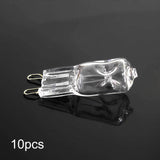 Maxbell 10Pcs 33W Halogen Lamps G9 Light Bulbs for Desk Lamp Floor Lamp Wall Sconces