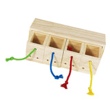 Maxbell Foraging Bird Toy Training Chew Toy Intelligence Toy for Parakeets Anchovies