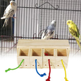 Maxbell Foraging Bird Toy Training Chew Toy Intelligence Toy for Parakeets Anchovies
