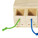 Maxbell Foraging Bird Toy Training Chew Toy Intelligence Toy for Parakeets Anchovies