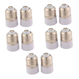 Maxbell 10x E27 to E14 Socket Adapter Easy to Install Lighting Accessories Lamp Base