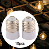 Maxbell 10x E27 to E14 Socket Adapter Easy to Install Lighting Accessories Lamp Base