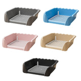 Maxbell Dog Toilet Portable Dog Training Potty Tray for Small Animals Indoor Outdoor Gray