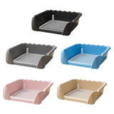 Maxbell Dog Toilet Portable Dog Training Potty Tray for Small Animals Indoor Outdoor Gray