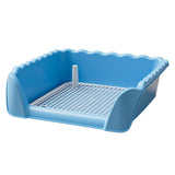 Maxbell Dog Toilet Portable Dog Training Potty Tray for Small Animals Indoor Outdoor Blue