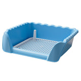 Maxbell Dog Toilet Portable Dog Training Potty Tray for Small Animals Indoor Outdoor Blue