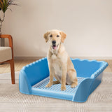 Maxbell Dog Toilet Portable Dog Training Potty Tray for Small Animals Indoor Outdoor Blue