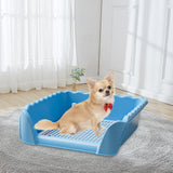Maxbell Dog Toilet Portable Dog Training Potty Tray for Small Animals Indoor Outdoor Blue