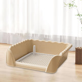 Maxbell Dog Toilet Portable Dog Training Potty Tray for Small Animals Indoor Outdoor Coffee