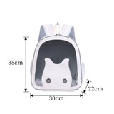 Maxbell Dog Backpack Carrier for Dogs Puppy Rabbits Carrying Bag for Camping Outdoor white