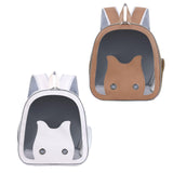 Maxbell Dog Backpack Carrier for Dogs Puppy Rabbits Carrying Bag for Camping Outdoor white