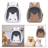 Maxbell Dog Backpack Carrier for Dogs Puppy Rabbits Carrying Bag for Camping Outdoor white
