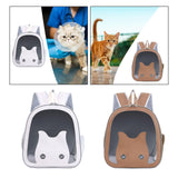Maxbell Dog Backpack Carrier for Dogs Puppy Rabbits Carrying Bag for Camping Outdoor white