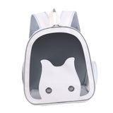 Maxbell Dog Backpack Carrier for Dogs Puppy Rabbits Carrying Bag for Camping Outdoor white