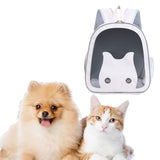 Maxbell Dog Backpack Carrier for Dogs Puppy Rabbits Carrying Bag for Camping Outdoor white