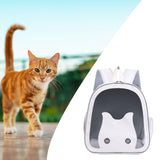 Maxbell Dog Backpack Carrier for Dogs Puppy Rabbits Carrying Bag for Camping Outdoor white