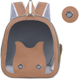 Maxbell Dog Backpack Carrier for Dogs Puppy Rabbits Carrying Bag for Camping Outdoor brown