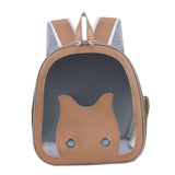 Maxbell Dog Backpack Carrier for Dogs Puppy Rabbits Carrying Bag for Camping Outdoor brown