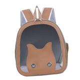 Maxbell Dog Backpack Carrier for Dogs Puppy Rabbits Carrying Bag for Camping Outdoor brown