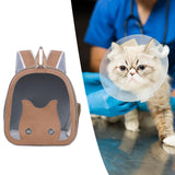 Maxbell Dog Backpack Carrier for Dogs Puppy Rabbits Carrying Bag for Camping Outdoor brown