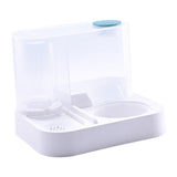 Maxbell Automatic Pet Feeder Portable Container Large Capacity Kitten Removable Bowl