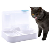 Maxbell Automatic Pet Feeder Portable Container Large Capacity Kitten Removable Bowl