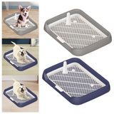 Maxbell Dog Toilet Detachable Anti Splashing Removable Post for Indoor Puppy Outdoor gray